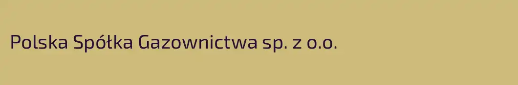 Polska Spółka Gazownictwa sp. z o.o.